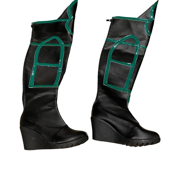Hela costume boots black and green - Picture 3 of 4